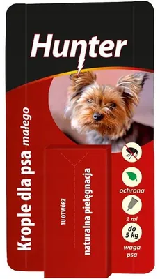 Immagine prodotto di Gocce contro le pulci per cani di piccola taglia Hunter