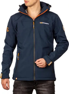 Produktbild von Geographical Norway Herren Softshell Jacke Takeaway, Navy, Größe M