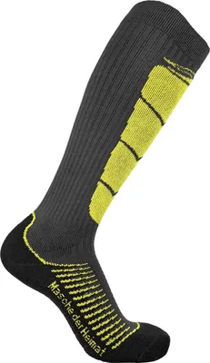 Produktbild von Miriquidi Ski Socke anthrazit gelb, 47/50