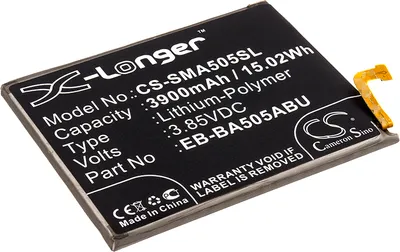 Produktbild von TECHTEK Akku Kompatibel mit [Samsung] Galaxy A20, Galaxy A20 2019, Galaxy A20 2019 TD-LTE, Galaxy A30, Galaxy A50, Galaxy A50 2019, SM-A205F, SM-A205