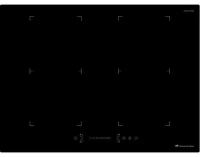 Immagine prodotto di Piano cottura a induzione - CONTINENTAL EDISON - 4 fuochi - 7200 W - 70 cm - CETI724Z2FLEX - Nero