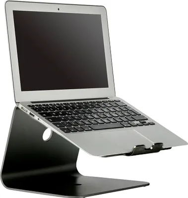 Produktbild von Slabo Notebookhalterung Laptopständer für MacBook Mac Book Air Pro - SCHWARZ