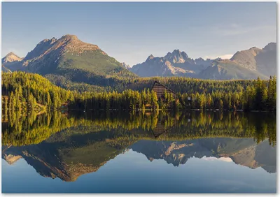 Produktbild von Tulup® Leinwandbild - 100x70 cm - Wandkunst - Drucke auf Leinwand - Leinwanddruck  - Landschaften - Grün - Tatra-Gebirge