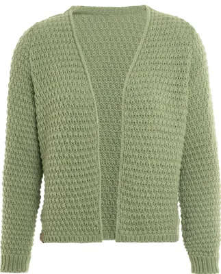 Produktbild von Knit Factory Becky Kurze Strickjacke - Sage Green - 40/42