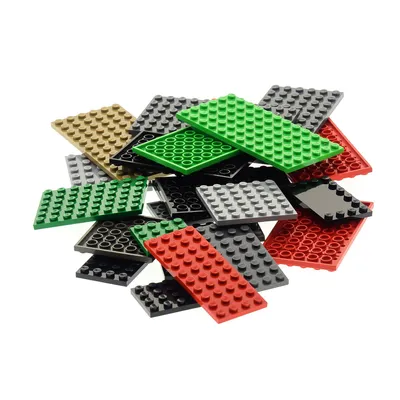 Produktbild von 25x Lego Basic Platten Bau City Platte Größe gemischt