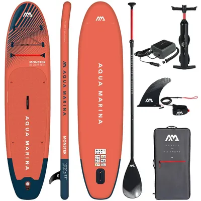 Zdjęcie produktu dla Deska SUP Aqua Marina Monster 12'0" BT-23MOP + E-pump PBG 6 12V