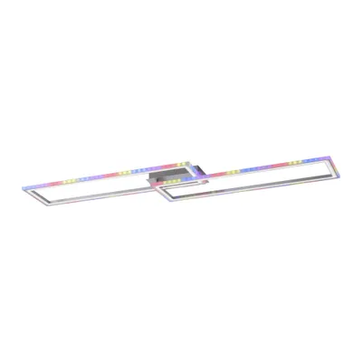 Immagine prodotto di Plafoniera LED RGB, dimmerabile, telecomando, L 121 cm