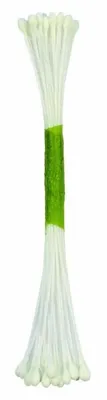 Staubgefäß für Zuckerblumen, weiß, 0,1 x 0,11 x 7,4 cm
