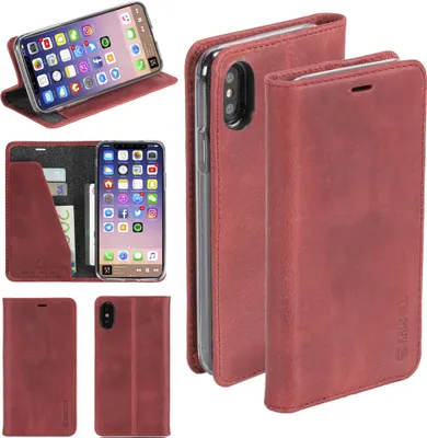 Produktbild von Krusell Sunne 4, Folio, Apple, iPhone X, Rot