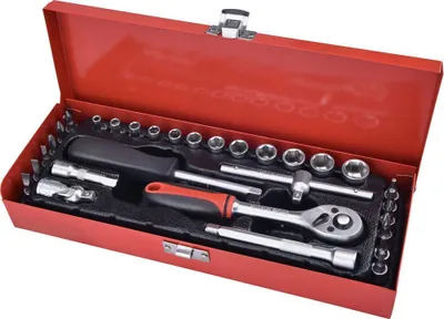 Zdjęcie produktu dla Nasadki EXTOL PREMIUM 8818361, zestaw 30szt, 1/4", CrV