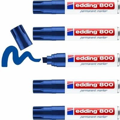 Immagine prodotto di Pennarello Edding 800 4-12mm blu 5 pezzi