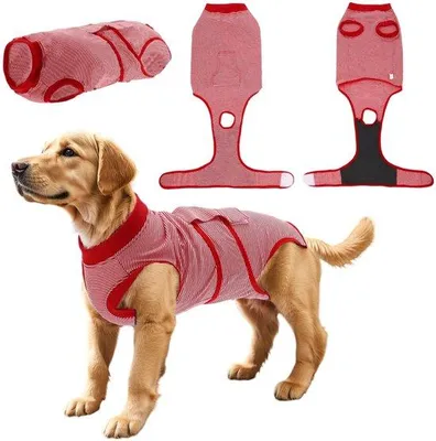 Produktbild von Hunde-Herstelpak - Bequemer Stoff - Sanfte Kompression - Bauchschutz - Unterstützung Bei Der Erholung - Geeignet Für Operationen - Erholungskleidung