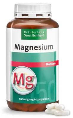 Produktbild von Sanct Bernhard Magnesium-Kapseln - 300 Kapseln