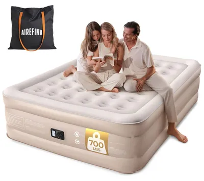 Productafbeelding van Luchtbed voor 2 Personen, Zelfopblazend Luchtmatras met Geïntegreerde Pomp