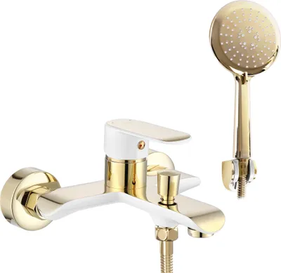 Produktbild von REA Wannenarmatur Bloom White gold