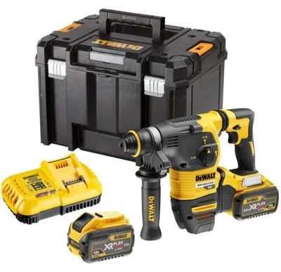 Image de Perforateur burineur SDS-plus 54V DEWALT DCH333X2-QW Brushless avec 2 batteries 9,0 Ah FLEXVOLT