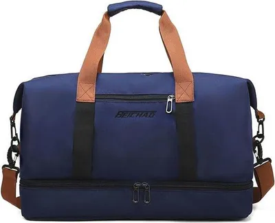 Produktbild von Famanu Sporttas für Damen und Herren - Multifunktionale Handgepäck-Wochenendtasche mit Schuhfach und Nassfach
