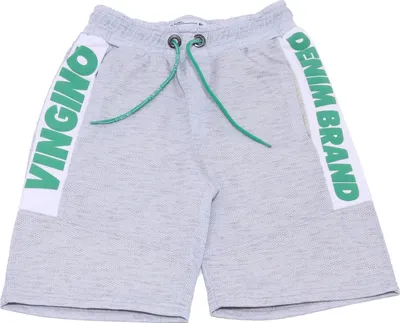 Zdjęcie produktu dla 6957AB bermudy bimbo BOY VINGINO szare szorty dziecięce z perforowanego materiału