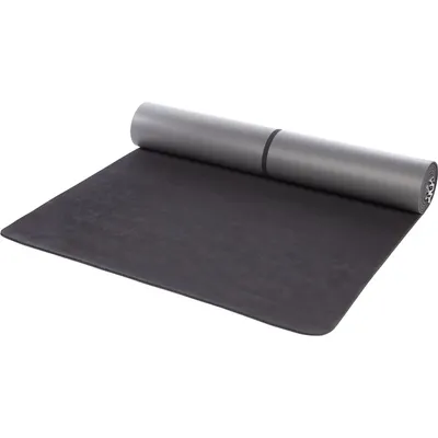 Image de Tapis de yoga ENERGETICS en caoutchouc naturel GRIS FONCÉ/NOIR -