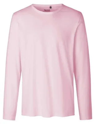 Produktbild von Neutral - T-Shirt für Herren Langärmlig LT4429 (M) (Hellrosa)