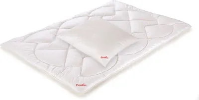 Produktbild von Paradies Betten-Set LAURA BIO BL 135x200 cm weiß