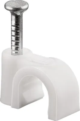 Image de Goobay Cable Clip 6 mm, white