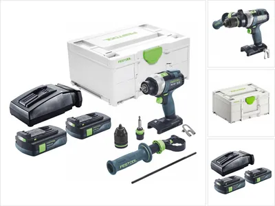 Produktbild von Festool TDC 18/4 I-Basic Akku Bohrschrauber 18 V 75 Nm Brushless + 2x Akku 3,0 Ah + Ladegerät + Systainer