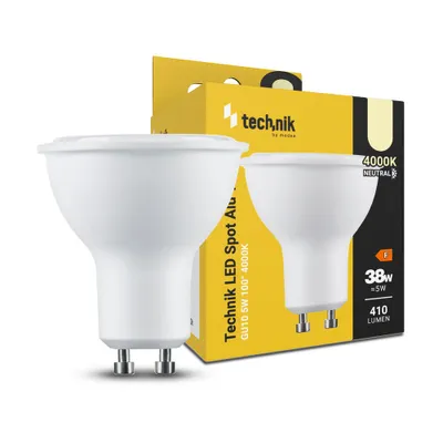 Produktbild von 5W GU10 LED SMD Leuchtmittel Leuchte LED Spot 100° 410 Lumen Neutralweiß
