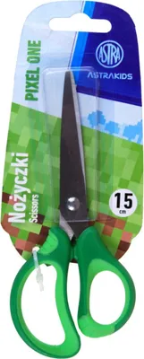 Immagine prodotto di Forbici ergonomiche 15 cm in blister Pixele Astra