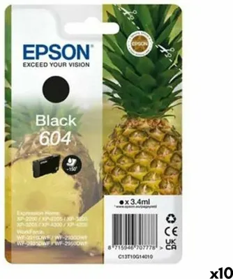Produktbild von EPSON - Tintenpatrone Epson 604 T10G14 Black | 1 Stück | 10 Stück