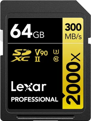 Immagine prodotto di Lexar Professional 2000X 64 Gb Sdhc