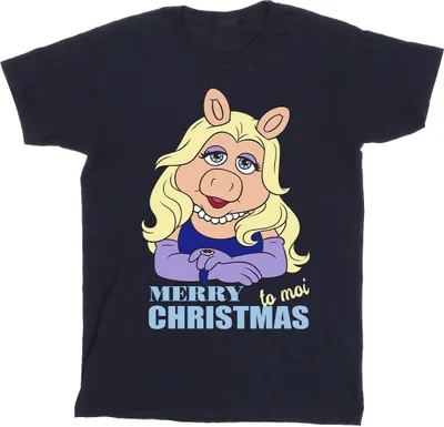 Produktbild von Disney - "Muppets Queen of Holidays" T-Shirt für Herren BI43587 (M) (Marineblau)