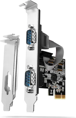 Obrázek produktu pro Axagon PCEA-S2N, PCIe, RS-232, Muži, Plná výška / nízký profil, PCIe 2.0, RS-232
