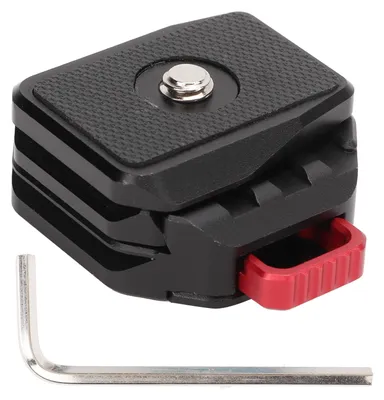 Produktbild von V-Lock-Schnellwechselplatte, Montagebasis aus Aluminiumlegierung für DSLR-Kamerastativ