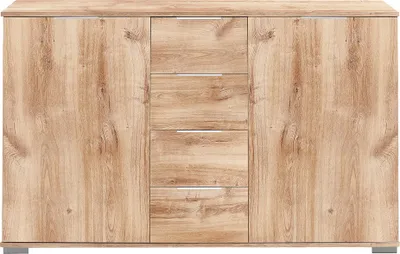 Produktbild von Schlafzimmer Sideboard in Plankeneiche Nb. ELSTRA-43, B/H/T ca. 130/83/41 cm