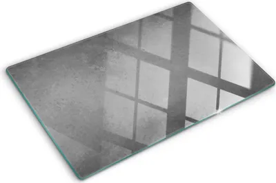 Obrázok produktu pre Sklenená ochranná doska – Kryt varnej dosky – Kryt na indukčnú dosku – 80x52 cm  – Rýchle čistenie – Tvrdené sklo – Betón
