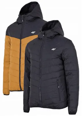 Productafbeelding van 4F - "M434" jas voor heren, model PP6424 (maat S) (bruin/zwart)