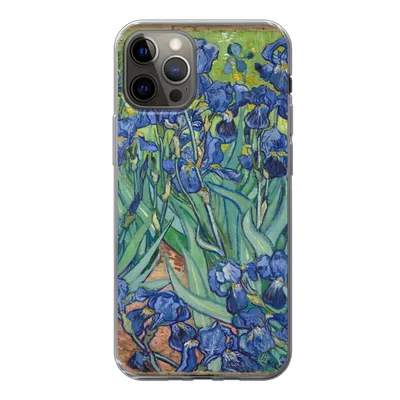 Produktbild von MuchoWow® Handyhülle Schutzhülle Hülle für iPhone 13 Pro Schwertlilien - Vincent van Gogh Silikon Softcase Handy Hülle - Handy-Tasche