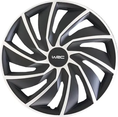 Produktbild von 15" Zoll Radkappen Schwarz Silber Radzierblenden Radblenden 007598 WRC