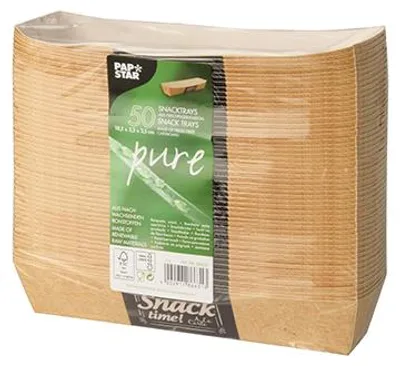 Zdjęcie produktu dla 700 tacek na przekąski Papstar, czysty karton 3,5 cm x 3,3 cm x 18,5 cm Good Food 86631