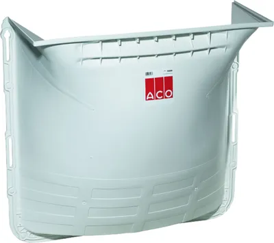 A white plastic light shaft body with an ACO logo.