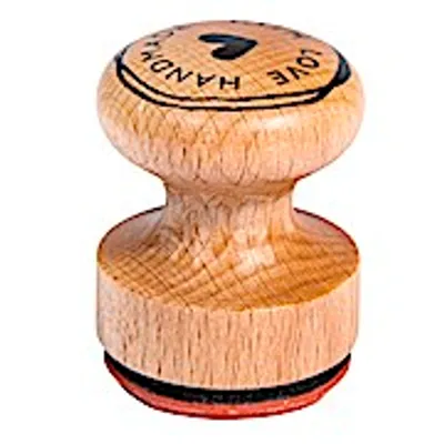Zdjęcie produktu dla Stempel "Handmade with love", ø 3 cm "
