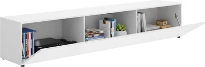 Immagine prodotto di Brewster - Mobile Porta tv, 42x220x42h cm Bianco, un Ripiano