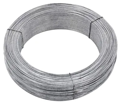 Produktbild von Zaunbindedraht 250 m, 1,4 mm, Stahlbeschläge