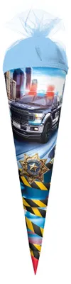 Produktbild von Roth Schultüte 22cm rund Polizei 911