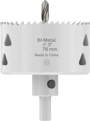 Image de Scie cloche Bosch avec support enfichable multi-matériaux, 76 x 40 mm