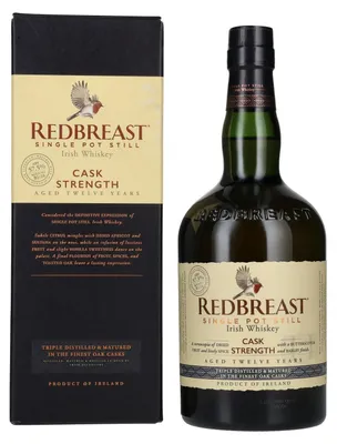 Produktbild von Redbreast 12 Years Old Single Pot Still CASK STRENGTH 57,5% Vol. 0,7l in Geschenkbox