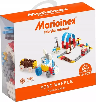 Produktbild von Marioinex Mini Waffle Bauklötze  140 Teile