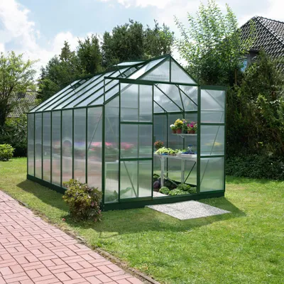 Obrázek produktu pro Skleník Vitavia Uranus 11500 polykarbonát 6 mm 257 x 445 cm zelený