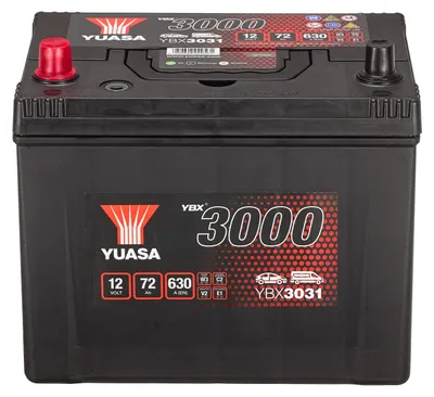 Zdjęcie produktu dla YUASA YBX3031 Akumulator rozruchowy 12 V 72 Ah 630 A (PL)
